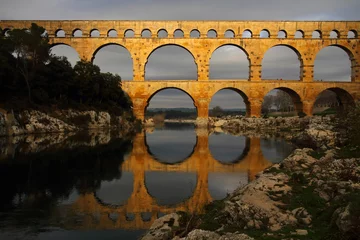 Foto op Plexiglas Pont du Gard Gard& 39 s Bridge