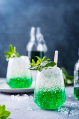 Summer cocktail with mint