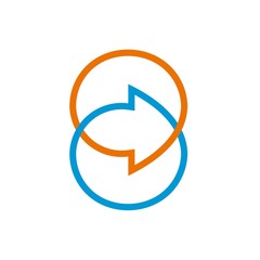 chat app logo design icon template. Vector illustrations