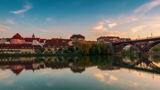Sunrise at Maribor