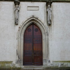 Fototapeta na wymiar Gotische Kirche im Bergischen Land, Altenberger Dom