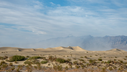Dune, sand and sandstone in the desert