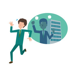 会社　逃げる　退職　転職　パワハラ　モラハラ　上司