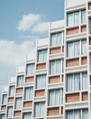 modern apartment building