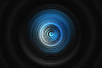 3D rendered speaker shaped circle illustration