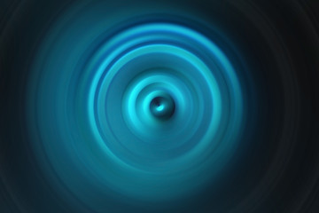 3D rendered speaker shaped circle illustration