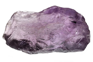 Obraz premium amethyst from India isolated on white background