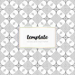 Fototapeta premium Background mandala seamless pattern vector