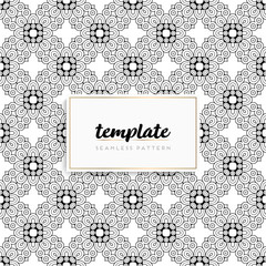 Background mandala seamless pattern vector