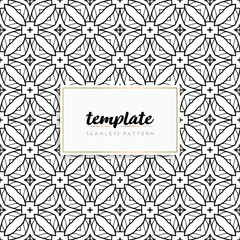 Background mandala seamless pattern vector