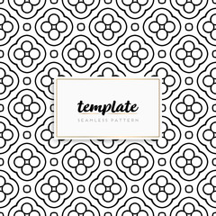 Background mandala seamless pattern vector