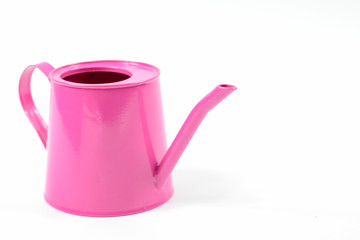 Watering can on a white background