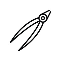 pliers icon illustration vector illustration