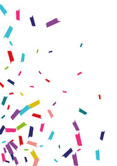 Rainbow Carnival Dust Pattern. Round Backdrop. Confetti Happy Wallpaper. Rainbow Independence Texture.