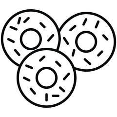 donuts vector icon illustration photo