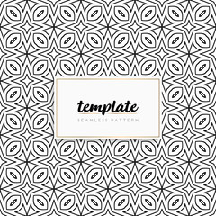 Background mandala seamless pattern vector