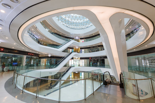 SOHO Galaxy Beijing Building Shopping Mall Shops Modern Architecture Travel In China