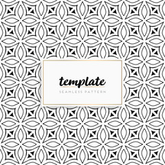 Background mandala seamless pattern vector