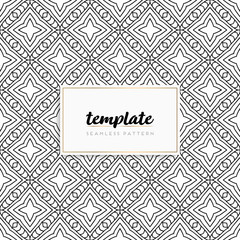 Obraz premium Background mandala seamless pattern vector