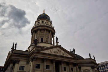 Berlin, Germany - April 15th 2019 - Old Town Berlin displays a huge number of beautiful landmarks. Here in particular a government palace built in Neoclassic Style