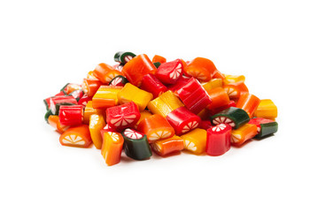 Citrus colorful candies. Jelly sweets,