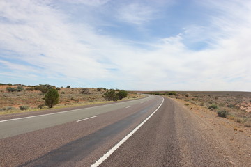 road in the desert
