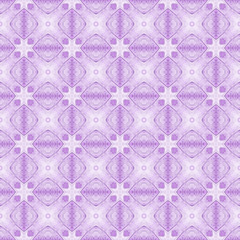 Watercolor summer ethnic border pattern. Purple 