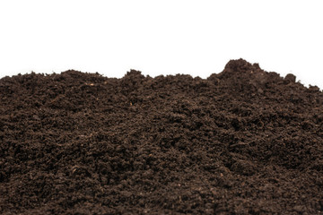 Black land for plant background.