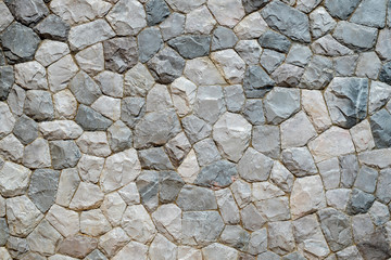 Stone wall textured background .
