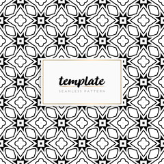 Background mandala seamless pattern vector