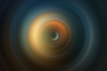 Speaker shape simple design. Round circles with different colors. Digitally made illustration from the scratch.