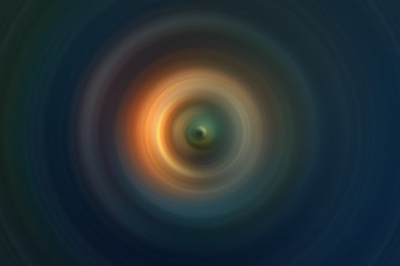 Speaker shape simple design. Round circles with different colors. Digitally made illustration from the scratch.