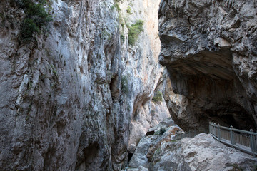 Kapikaya Canyon  in Karaisali, Adana city of Turkey