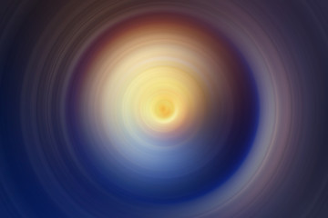 Speaker shape simple design. Round circles with different colors. Digitally made illustration from the scratch.