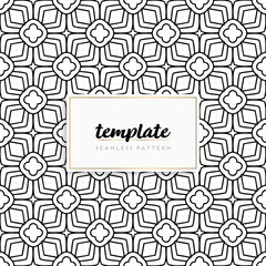 Obraz premium Background mandala seamless pattern vector