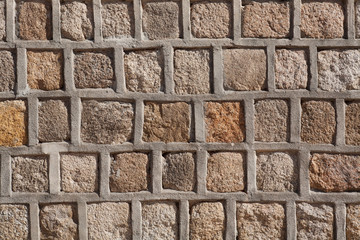 한국 전통방식의 담의 디자인