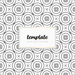 Background mandala seamless pattern vector