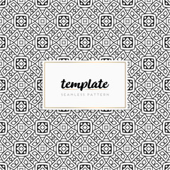 Background mandala seamless pattern vector