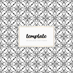 Background mandala seamless pattern vector