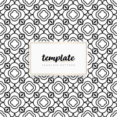 Background mandala seamless pattern vector