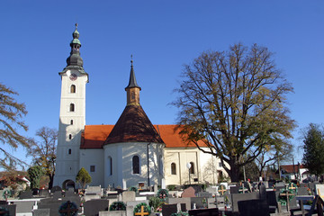 Obraz premium Church of Saint Vitus in Brdovec, Croatia