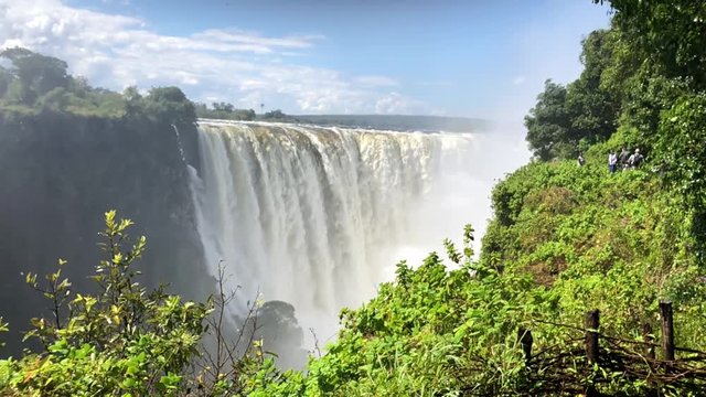Victoria Falls in Zimbabwe in Africa
