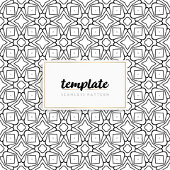 Background mandala seamless pattern vector