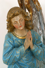 Angel, statue in Church of St. Matthew the Apostle and Evangelist in Stitar, Croatia