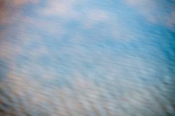 Clouds Reflection in Lake Water with Gentle Ripples Wallpaper Background