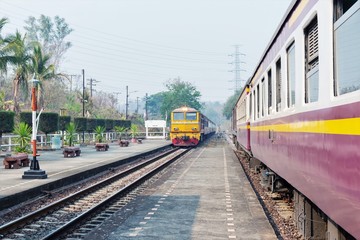 Obraz premium pociąg na stacji