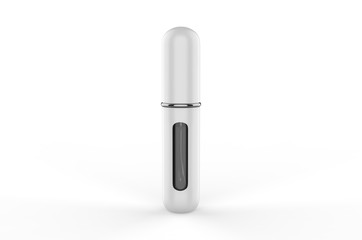 Blank Refillable Aluminum Atomizer For Branding, 3d render illustration.