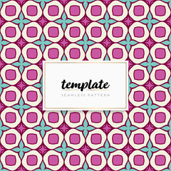 Colorful mandala seamless pattern vector