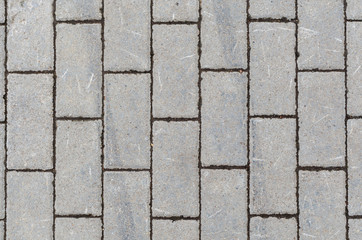 Stone pattern on the sidewalk as background