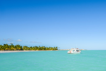 boat in the caribbean